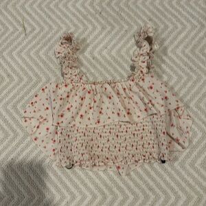 Forever 21 ruffle crop top